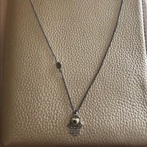 Juicy Couture Hamsa Evil Eye Necklace